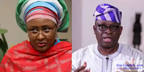 Jefferson Scandal: Aisha Buhari Gives Fayose 5 Working Days To Retract Statement Or Be Dragged To Court